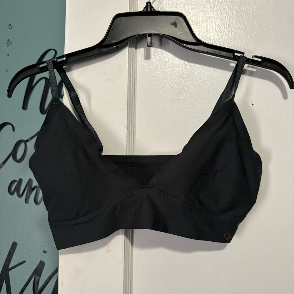 Danskin Intimates Bralette Grey Gray Adjustable Steam M Medium Padded